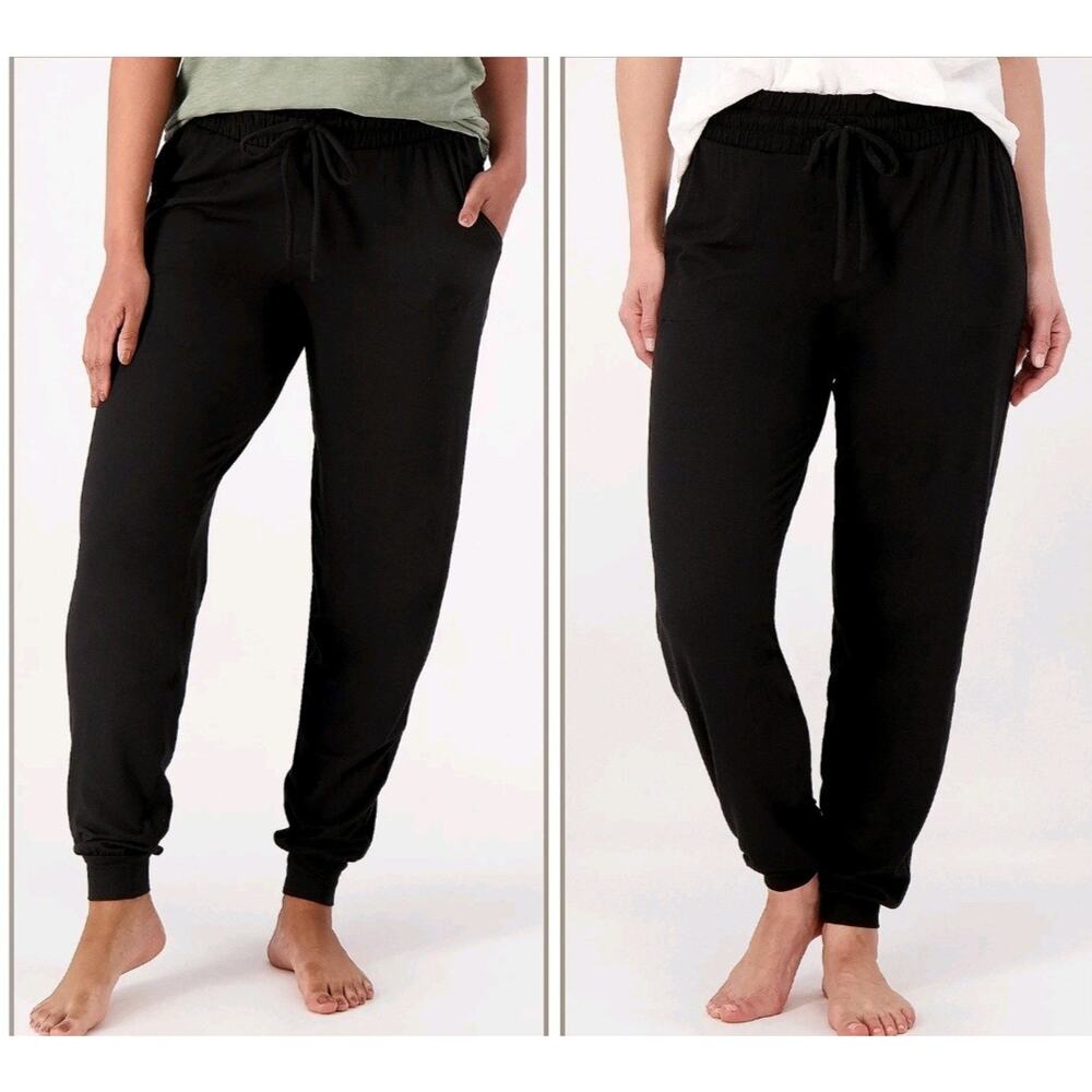 Anybody Size Tall Large Black Set Of 2 Joggers A517350 NWOT
